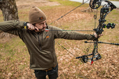 First Lite Tag Cuff Merino Beanie, rolled cuff, versatile ear coverage.