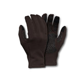 First Lite Rugged Wool Fleece Glove Terra palm grip for secure rifle handling.