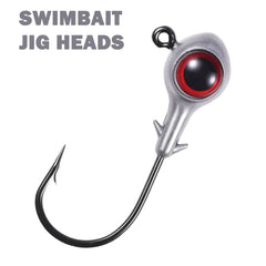 Close-up of dual bait keepers on Fish Corner jig head