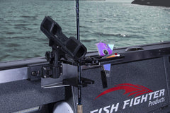 Fish Fighter locking plunger action locks position after adjustment.