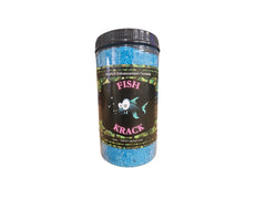Minnow bucket with FISH KRACK treatment for baitfish.