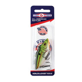 Fish Lucke All American Rattler crankbait front view with lifelike details to attract bass