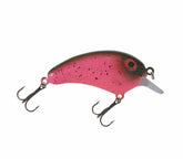 Luck E Strike Crappie Magic crankbait side view with pink eye for shallow water crappie.