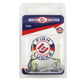 Luck E Strike Scrounger 1oz long bill mimics real swimming motion for soft plastics.