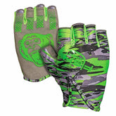 Fish Monkey FM18 stubby glove palm for secure fish handling and grip