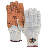 Fish Monkey wool full finger winter glove front view demonstrates warm, breathable insulation for cold days.