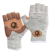Front view of Fish Monkey Wooly Glove Tan