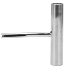 Close-up of the stainless steel T Bar insertion tool