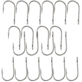 Fish WOW! 20pc six-zero open-eye hooks for quick rigging.