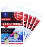 Fish WOW! 2-hook crawler harness ready for walleye trolling with live bait.