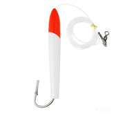 Fish WOW 6in cedar plug in red and white ready for fast trolling and strikes
