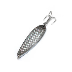 Fish WOW 6in treble hook spoon designed for jigging and trolling.