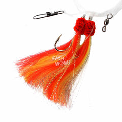 Fish WOW barrel swivel interlock snap ensures secure connections for dependable rigs.