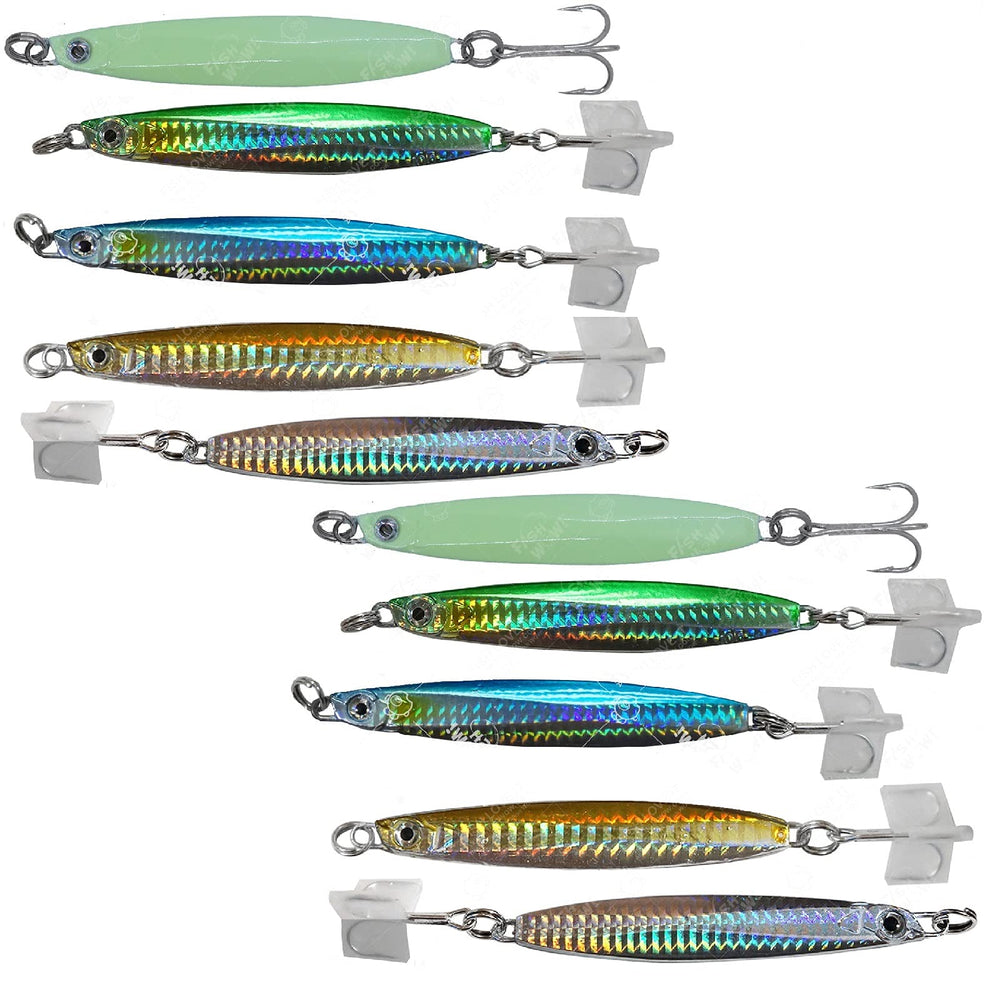 Fish WOW Colt Sniper jig 100g for versatile saltwater and freshwater use.