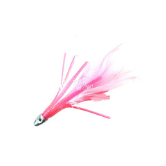 Fish WOW feather squid skirt 4in lure delivers natural motion.