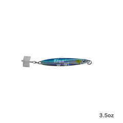 Fish WOW holographic finish adds lifelike shine under sun on the jig.