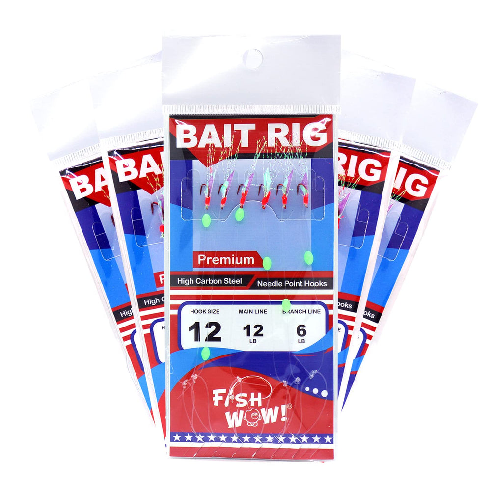 Fish WOW! red-hook bait rig designed for versatile trolling and small baitfish