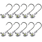 Fish Corner swimbait jig head 1/8 oz with two bait keepers and 3D eyes