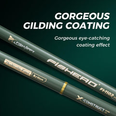 FISHAPPY surf rod grip in wet conditions demonstrating slip-resistant comfort