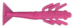 Fishbites Fight Club Fight’n Shrimp back pack view shows biodegradable, rugged lures for active water days.
