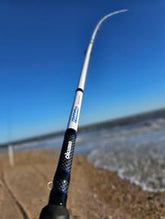 FishBites Signature Series Surf Rod 12ft front view, balanced casting feel