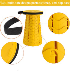 Fishboy Upgraded Collapsible Stool weighs 2.54lbs for easy portability.