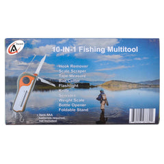 Tape measure integrated in fishing multitool