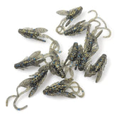 FISHIN ADDICT Nano-Cray 40mm front view with crayfish-like action for pike