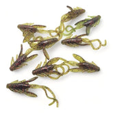 FISHIN ADDICT Nano-Cray 40mm Watermelon lure with bright color to attract perch.
