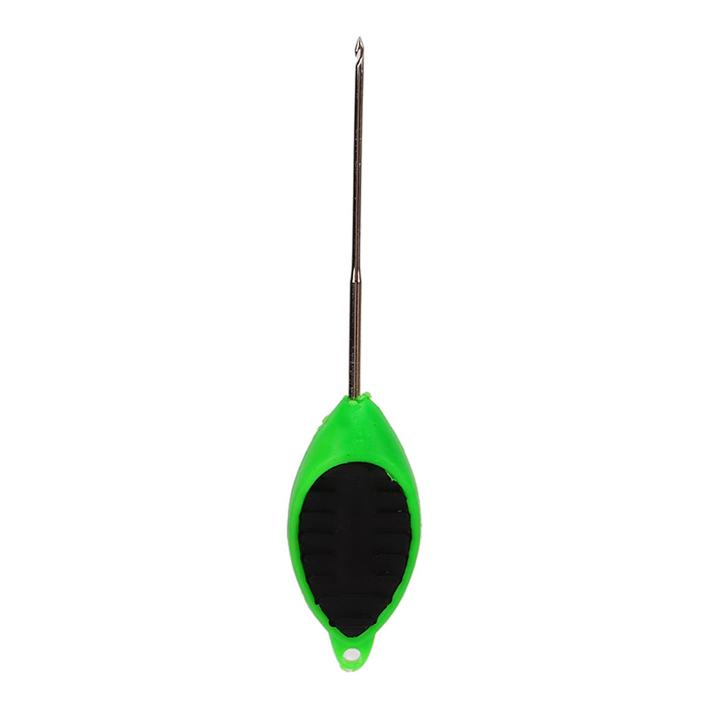 Close-up of fishing bait rig tool needle tip