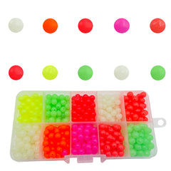 Glow in the dark fishing beads, green color, 4mm, 1000pcs