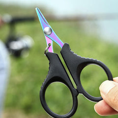 Fishing Braid Scissors multi-function tool cuts lines and adjusts bait, reducing on-site tasks