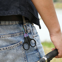 Fishing Braid Scissors stainless titanium coating resists saltwater corrosion during long trips