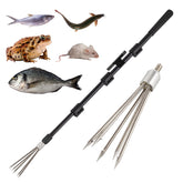 Fishing harpoon spear with multi-tooth design
