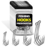 100-piece freshwater fishing hooks assortment kit