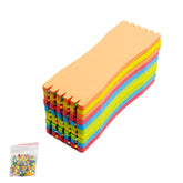 Foam winding board for fishing leaders with retaining pins