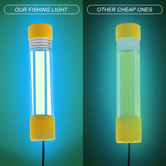Three color options: white, blue, and green for different targets