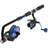 Front view of Fishing Line Spooler showing durable nylon body