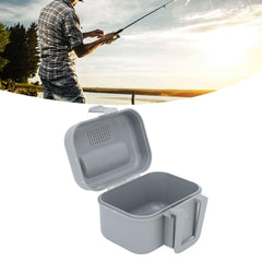 Open bait box showing ventilation and moisture control