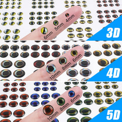 Epoxy domed fishing lure eye 5mm