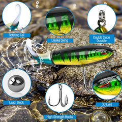 Weedless frog baits with camouflage for heavy cover