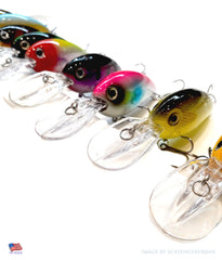 Fishing Lures 3D eyes life-like swimbait offers realistic swimming for bass.