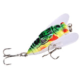 Fishing Lures Realistic Cicada with Sound, lifelike lure for bass fishing versatility.