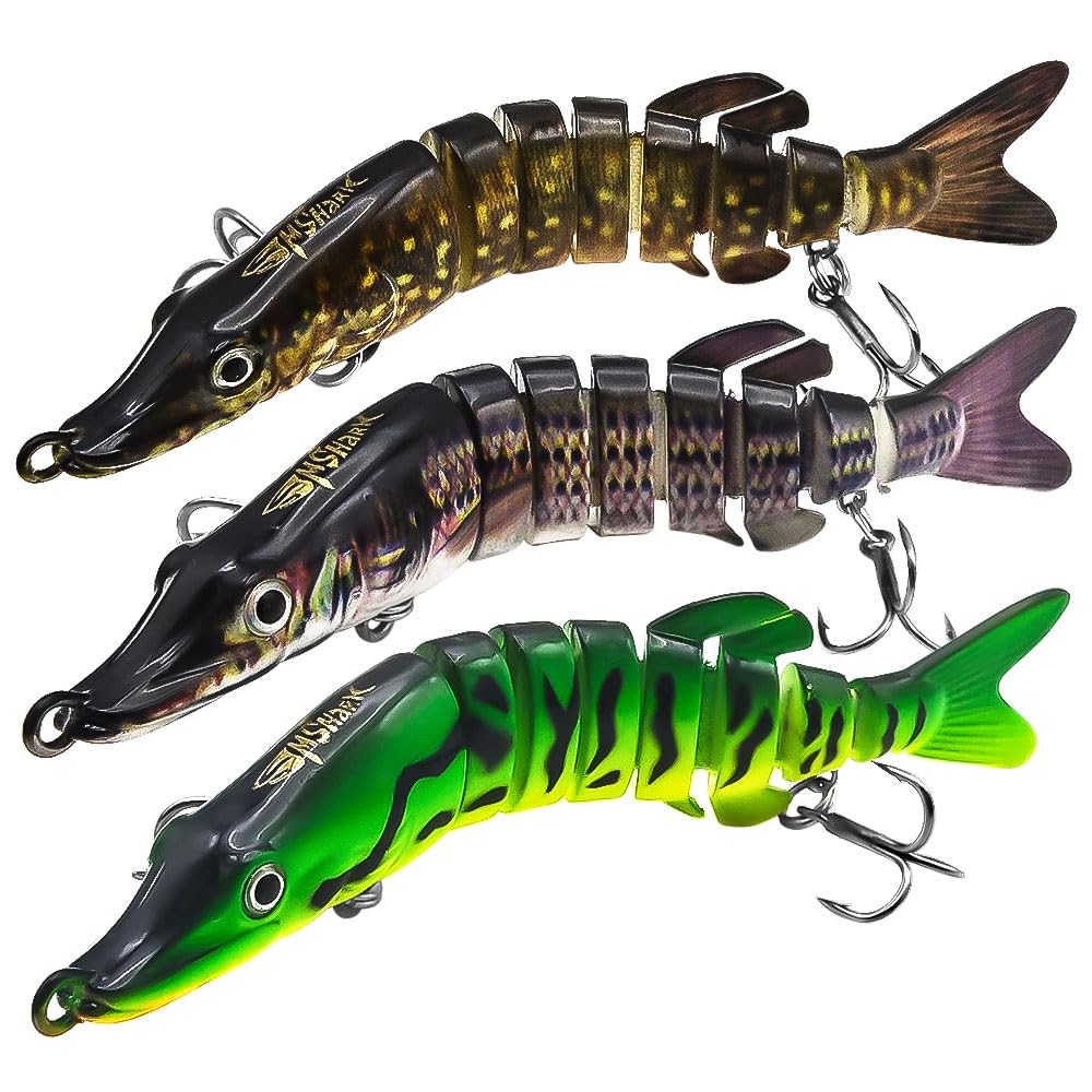 Lifelike multi-jointed swimbait lure design