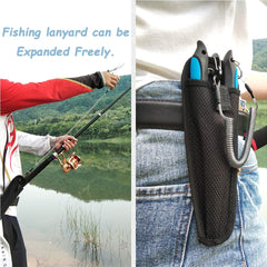 Close up of sharp cutter on long nose fishing pliers