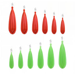 Orange regular fishing practice plugs