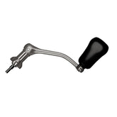 Front view of ZHOUSUFEN aluminum fishing reel handle grip with ergonomic design