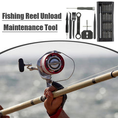 Fishing Reel Maintenance Kit multi function tool enables efficient dismantling and adjustments