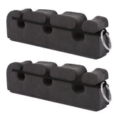Two-piece fishing rod car stand with 3 slots