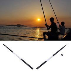 Rod extended showing segments